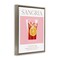 Stupell Industries Chic Minimal Sangria Floater Framed Canvas Wall Art Design by Omar Escalante